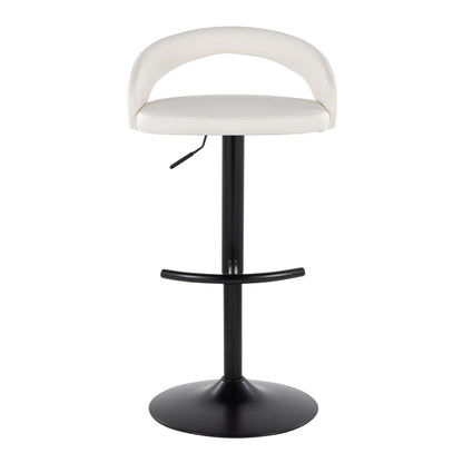 Majestic Office Furniture Upholstered Adjustable Barstool