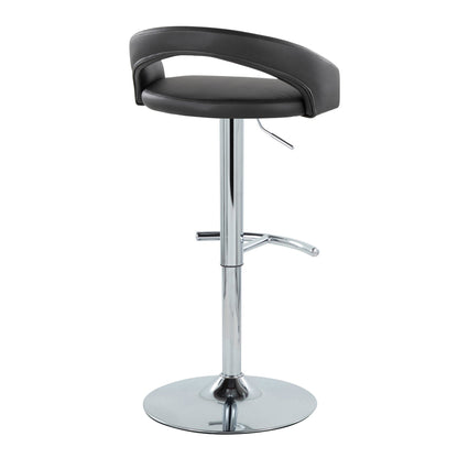 Majestic Office Furniture Upholstered Adjustable Barstool