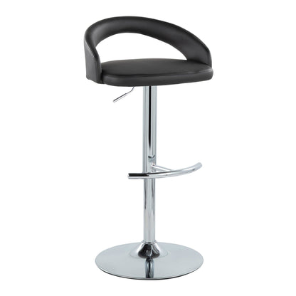 Majestic Office Furniture Upholstered Adjustable Barstool