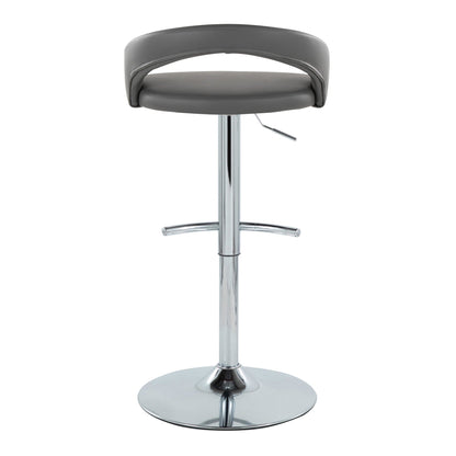 Majestic Office Furniture Upholstered Adjustable Barstool