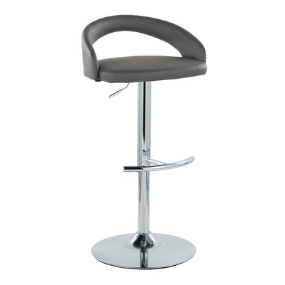 Majestic Office Furniture Upholstered Adjustable Barstool