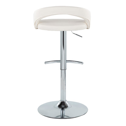Majestic Office Furniture Upholstered Adjustable Barstool