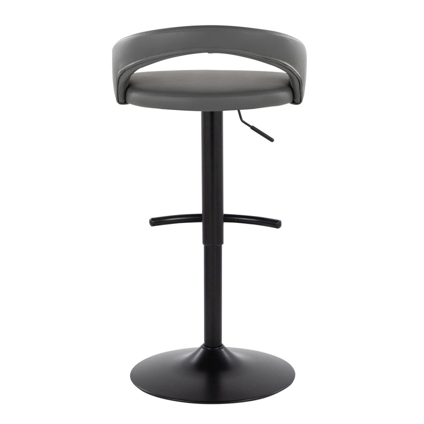 Majestic Office Furniture Upholstered Adjustable Barstool - Set of 2