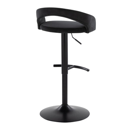 Majestic Office Furniture Upholstered Adjustable Barstool