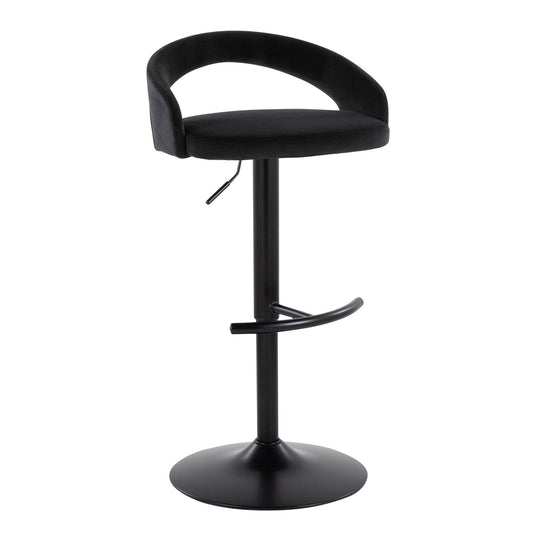Majestic Office Furniture Upholstered Adjustable Barstool