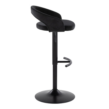 Majestic Office Furniture Upholstered Adjustable Barstool