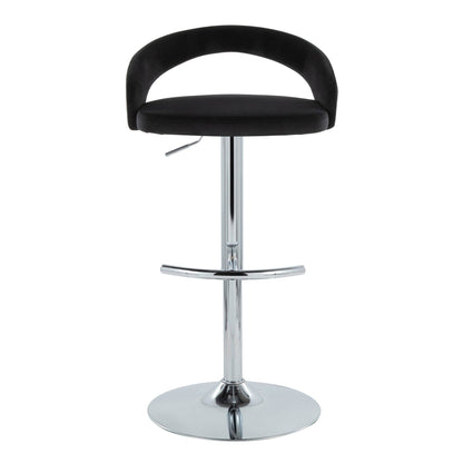 Majestic Office Furniture Upholstered Adjustable Barstool