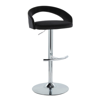 Majestic Office Furniture Upholstered Adjustable Barstool