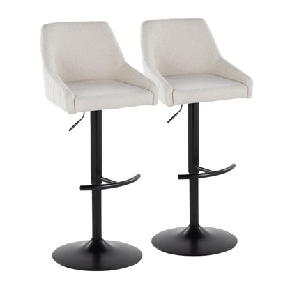Majestic Office Furniture Adjustable Barstool - Set of 2