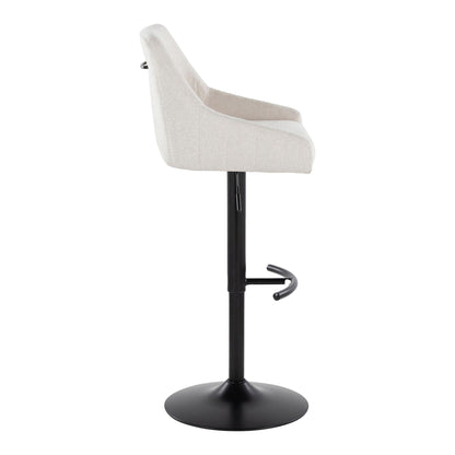 Majestic Office Furniture Adjustable Barstool - Set of 2