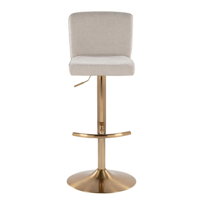 Majestic Office Furniture Adjustable Barstool - Set of 2