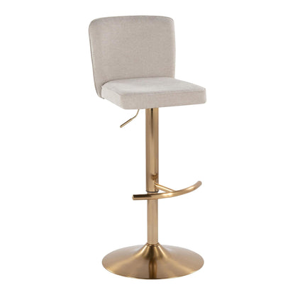 Majestic Office Furniture Adjustable Barstool - Set of 2
