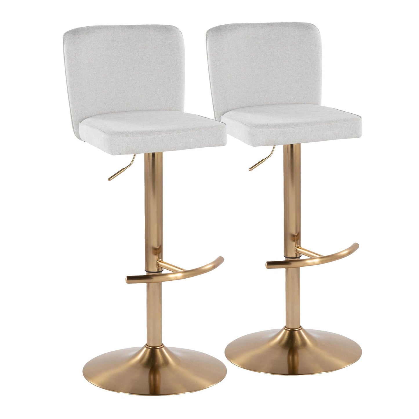 Majestic Office Furniture Adjustable Barstool - Set of 2