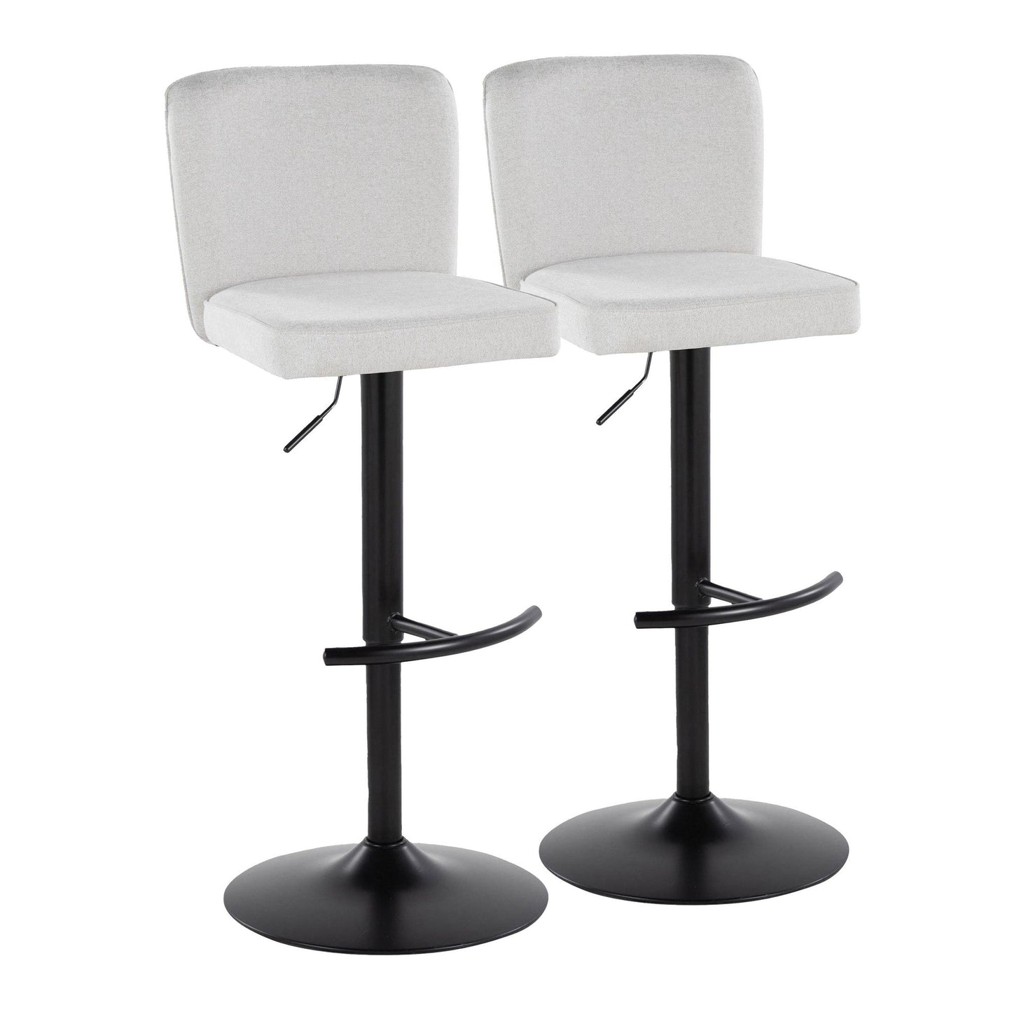 Majestic Office Furniture Adjustable Barstool - Set of 2