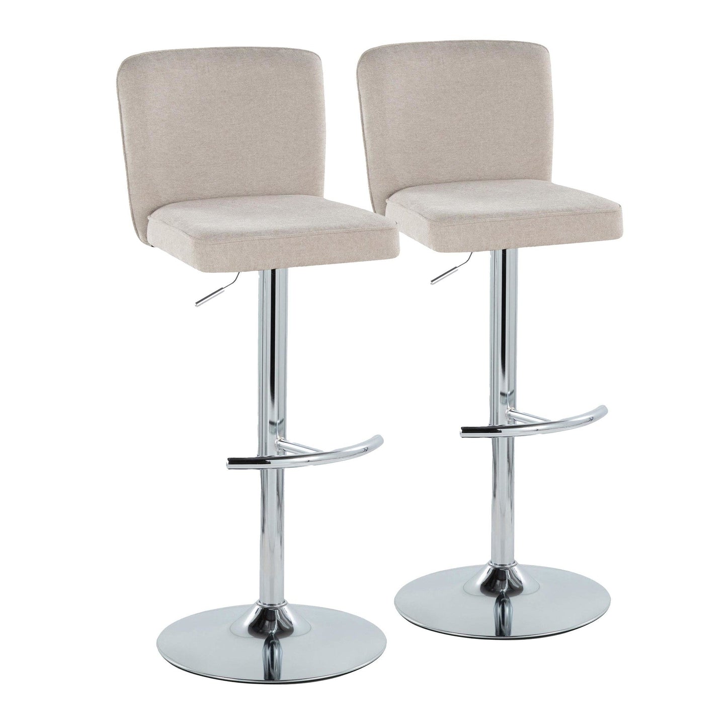 Majestic Office Furniture Adjustable Barstool - Set of 2