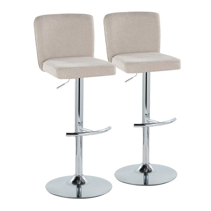 Majestic Office Furniture Adjustable Barstool - Set of 2