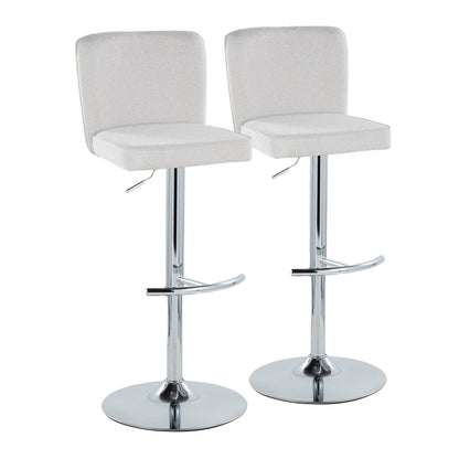 Majestic Office Furniture Adjustable Barstool - Set of 2