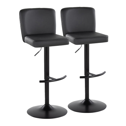 Majestic Office Furniture Adjustable Barstool - Set of 2