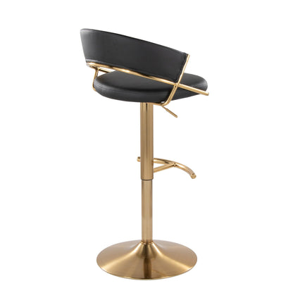 Majestic Office Furniture Adjustable Barstool - Set of 2