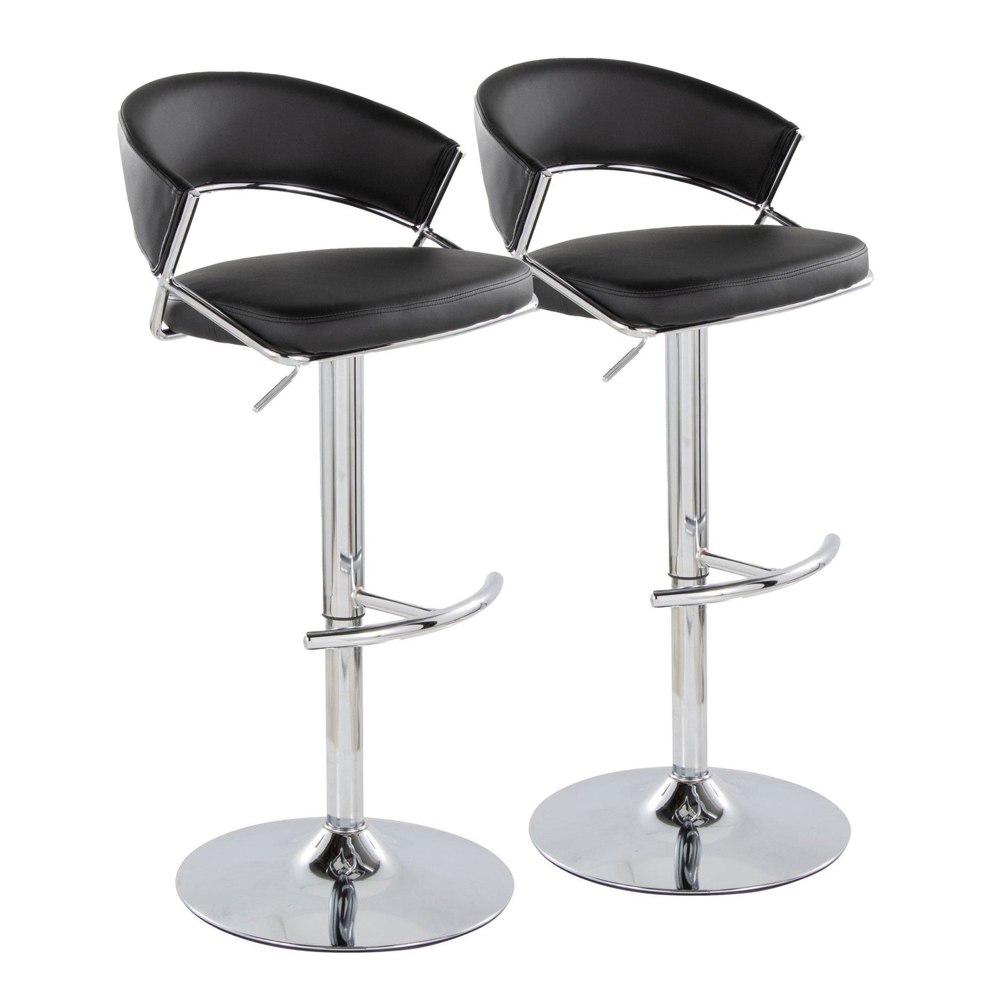 Majestic Office Furniture Adjustable Barstool - Set of 2
