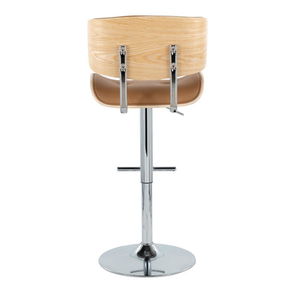 Majestic Office Furniture Adjustable Barstool - Set of 2
