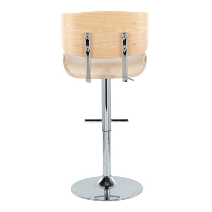 Majestic Office Furniture Adjustable Barstool - Set of 2