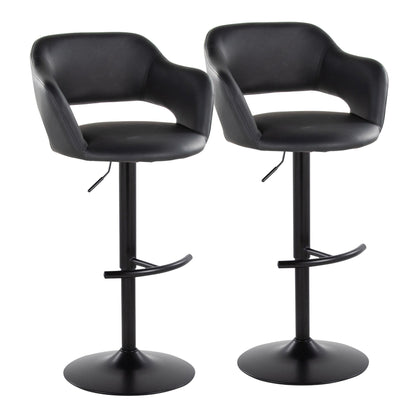 Majestic Office Furniture Adjustable Barstool - Set of 2