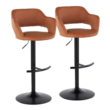 Majestic Office Furniture Adjustable Barstool - Set of 2