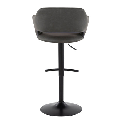 Majestic Office Furniture Adjustable Barstool - Set of 2