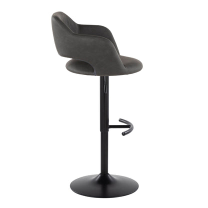 Majestic Office Furniture Adjustable Barstool - Set of 2