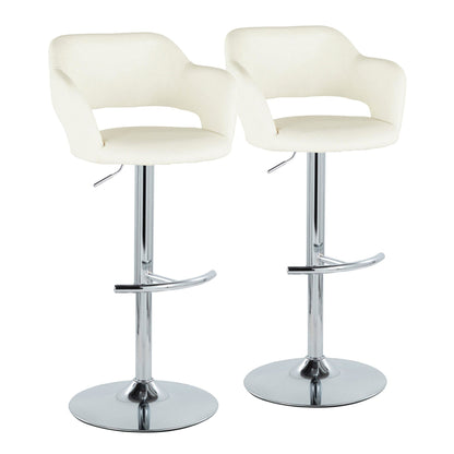 Majestic Office Furniture Adjustable Barstool - Set of 2