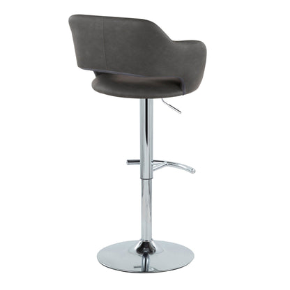 Majestic Office Furniture Adjustable Barstool - Set of 2