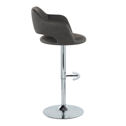 Majestic Office Furniture Adjustable Barstool - Set of 2