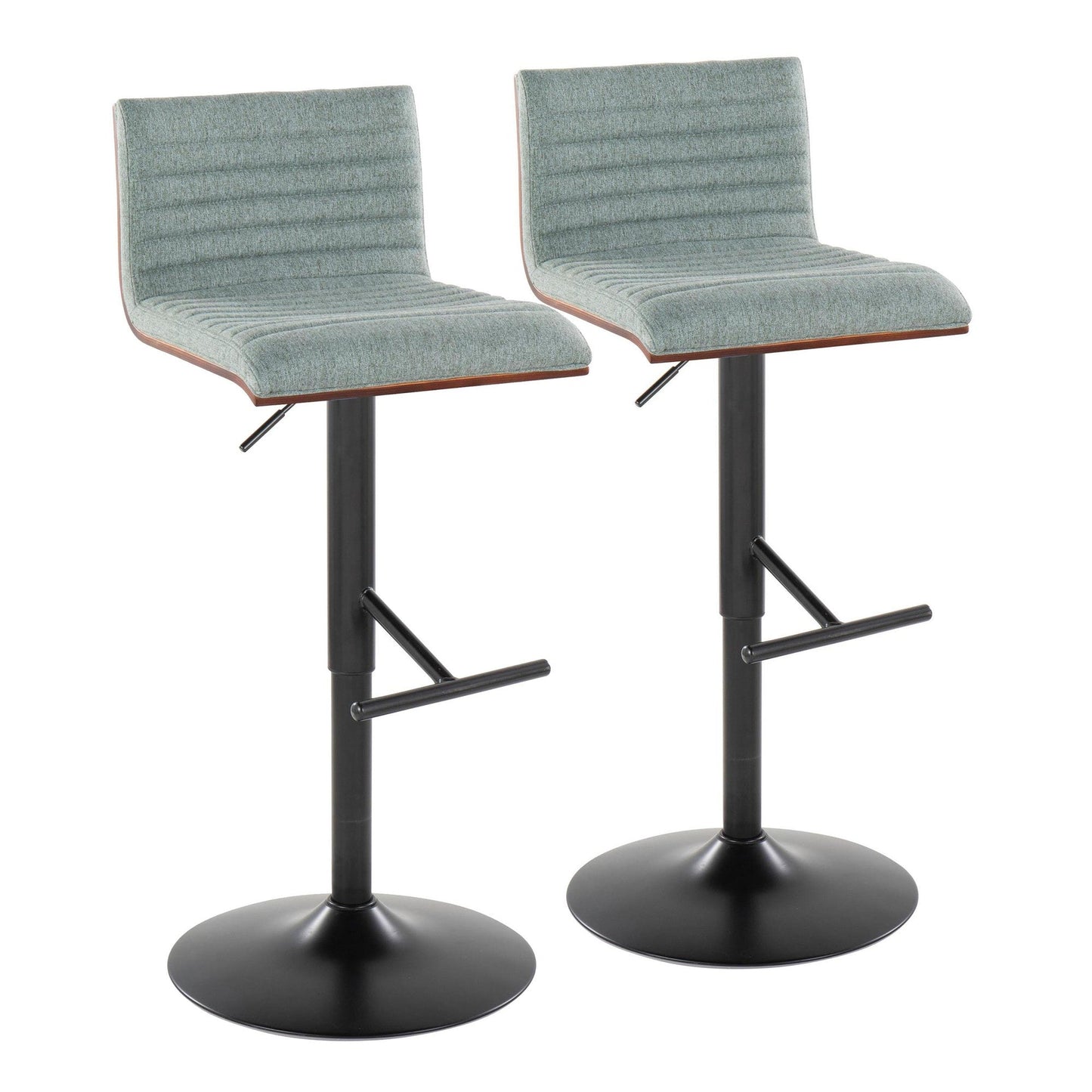 Majestic Office Furniture Adjustable Barstool - Set of 2
