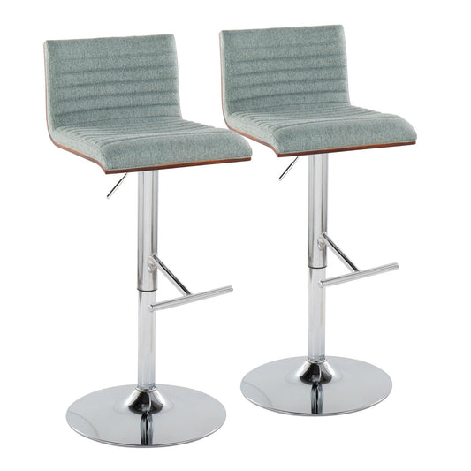 Majestic Office Furniture Adjustable Barstool - Set of 2