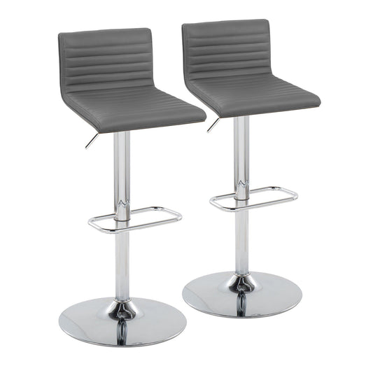 Majestic Office Furniture Adjustable Barstool - Set of 2