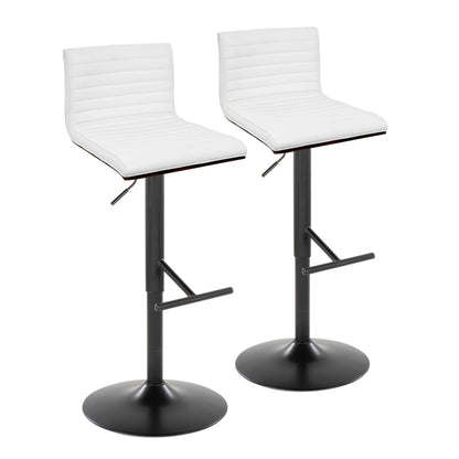 Majestic Office Furniture Adjustable Barstool - Set of 2