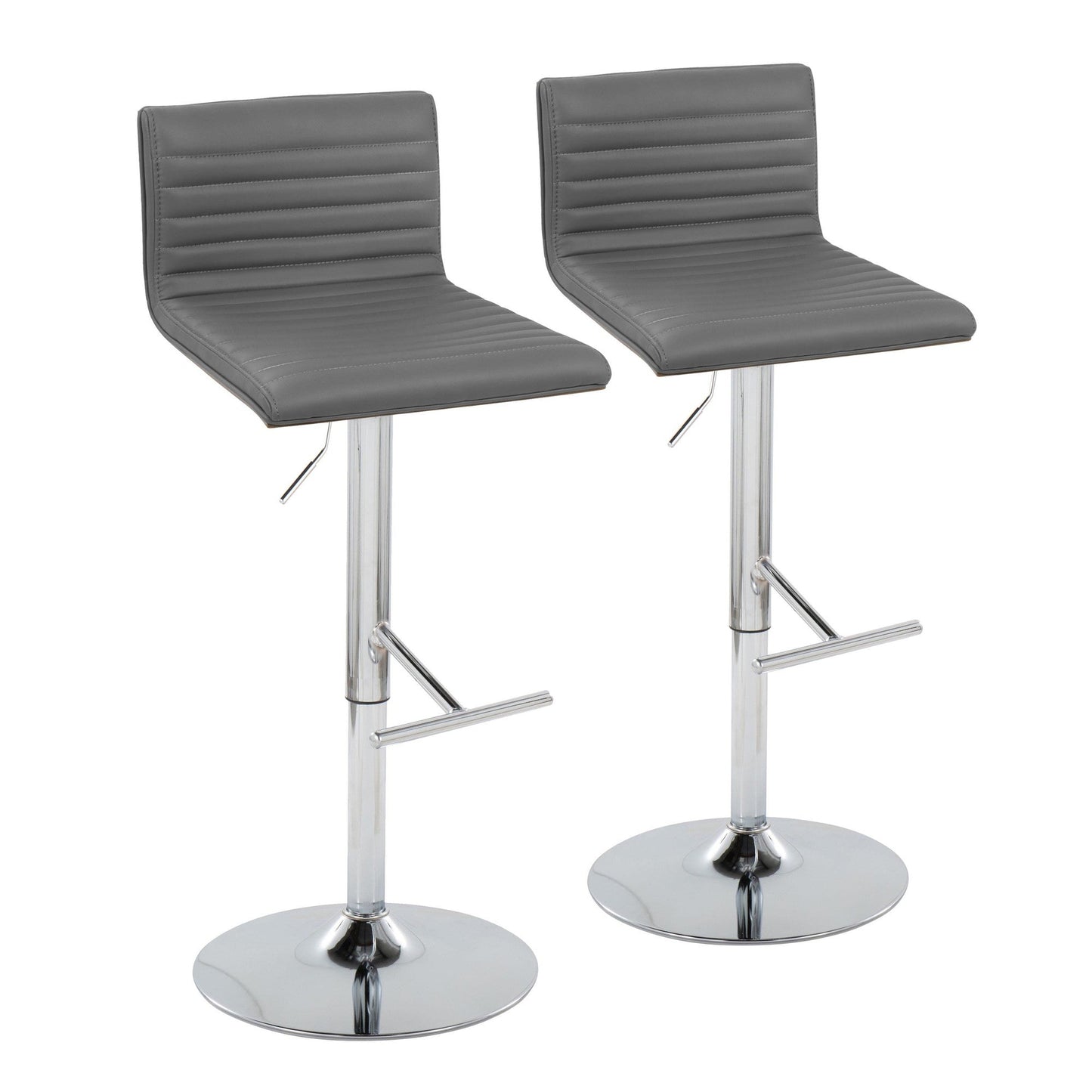 Majestic Office Furniture Adjustable Barstool - Set of 2