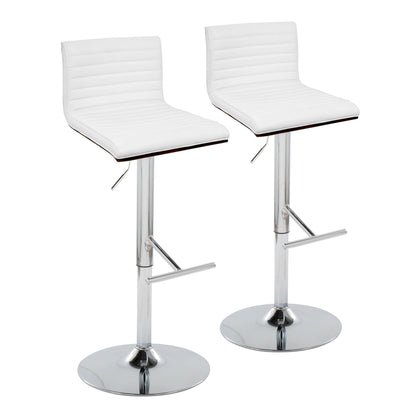 Majestic Office Furniture Adjustable Barstool - Set of 2