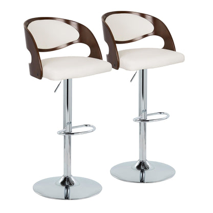 Majestic Office Furniture Adjustable Barstool - Set of 2