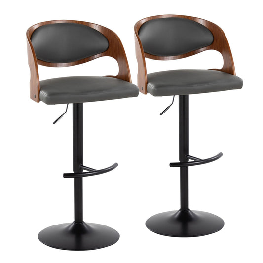 Majestic Office Furniture Adjustable Barstool - Set of 2