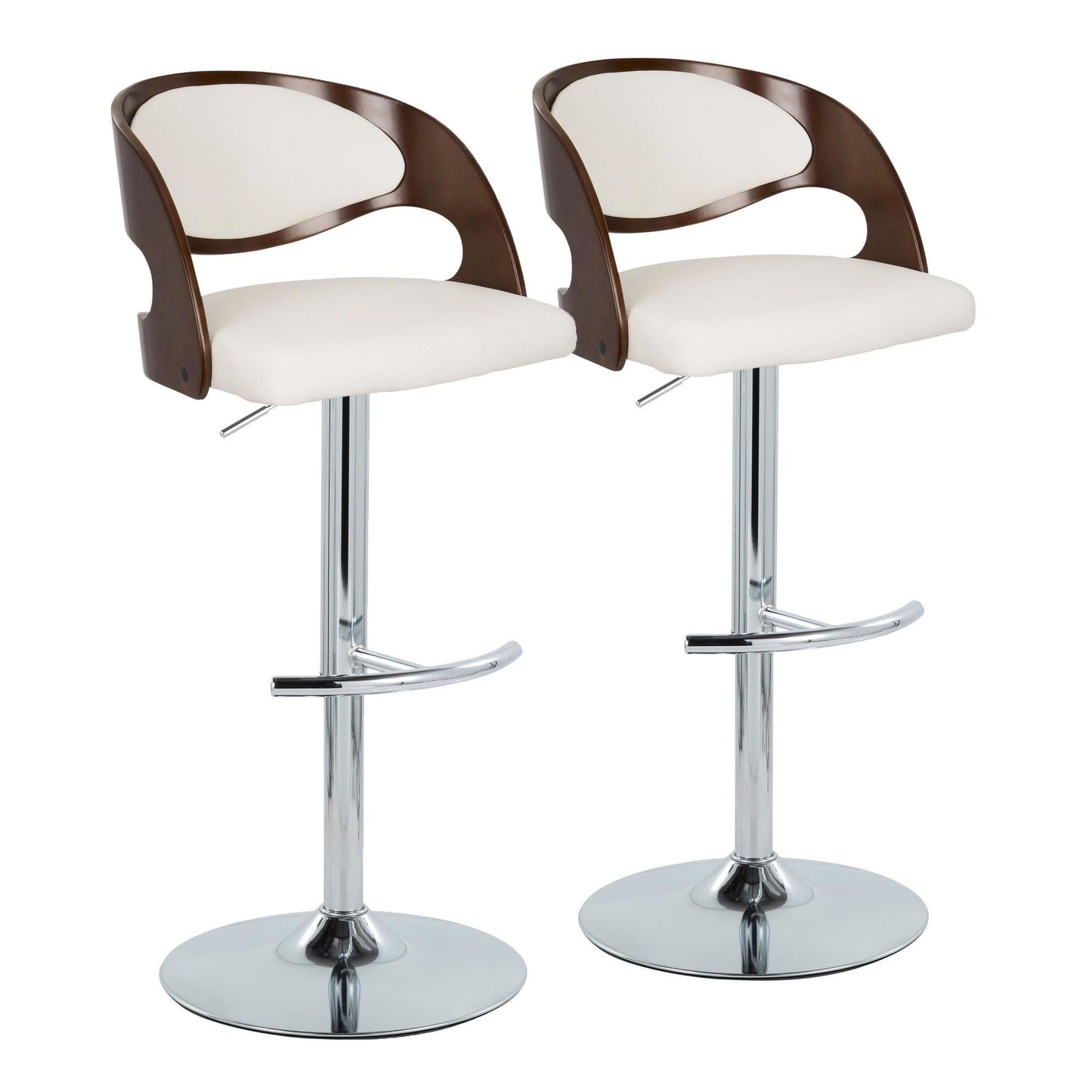 Majestic Office Furniture Adjustable Barstool - Set of 2