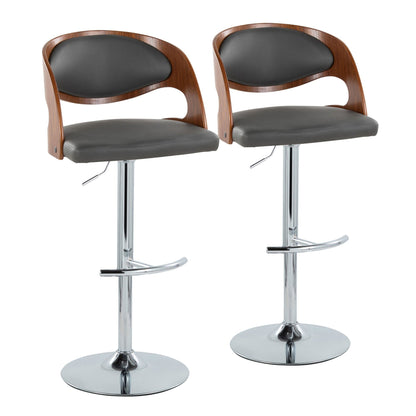Majestic Office Furniture Adjustable Barstool - Set of 2
