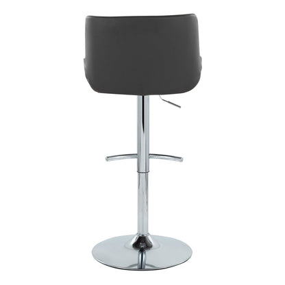 Majestic Office Furniture Upholstered Adjustable Barstool - Set of 2