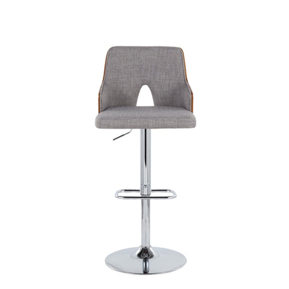 Majestic Office Furniture Adjustable Barstool - Set of 2