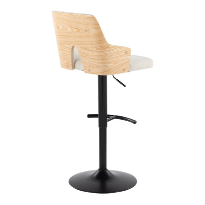 Majestic Office Furniture Adjustable Barstool - Set of 2