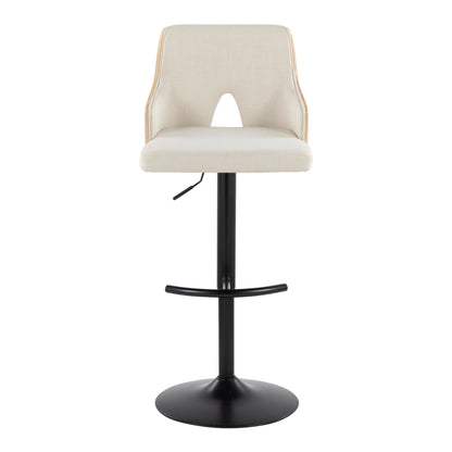 Majestic Office Furniture Adjustable Barstool - Set of 2