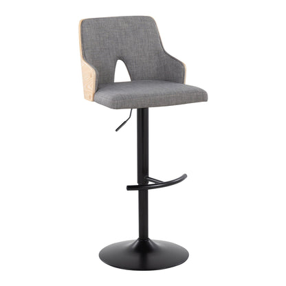 Majestic Office Furniture Adjustable Barstool - Set of 2