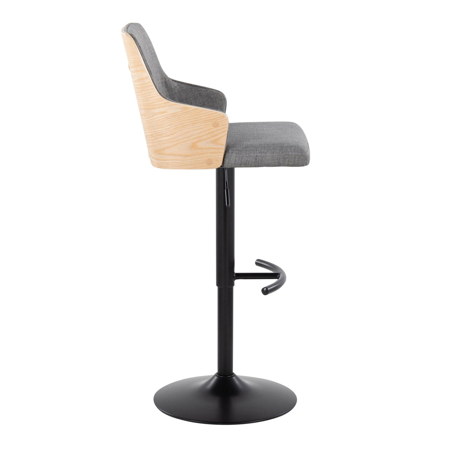 Majestic Office Furniture Adjustable Barstool - Set of 2