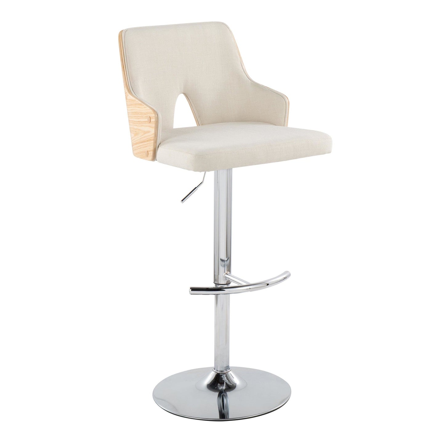 Majestic Office Furniture Adjustable Barstool - Set of 2